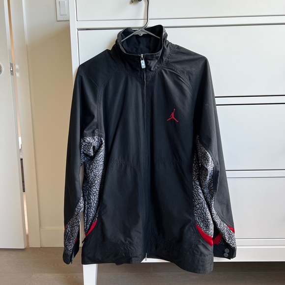 Nike Jordan men’s flight elephant print zip up jacket in size Small - Picture 1 of 4